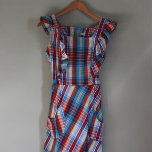 Vintage Plaid Dress